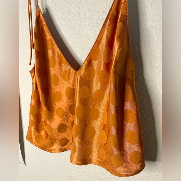 Victoria Secret Polkadot Satin Top - Picture 1 of 5
